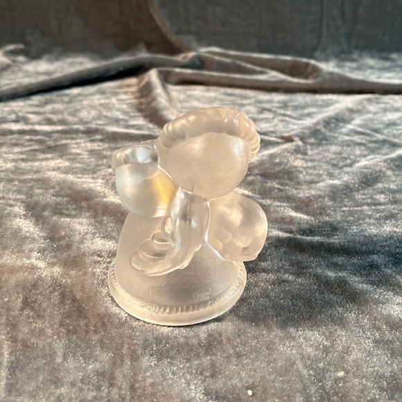 VTG Clear Glass Angel Bell - Picture 3 of 4